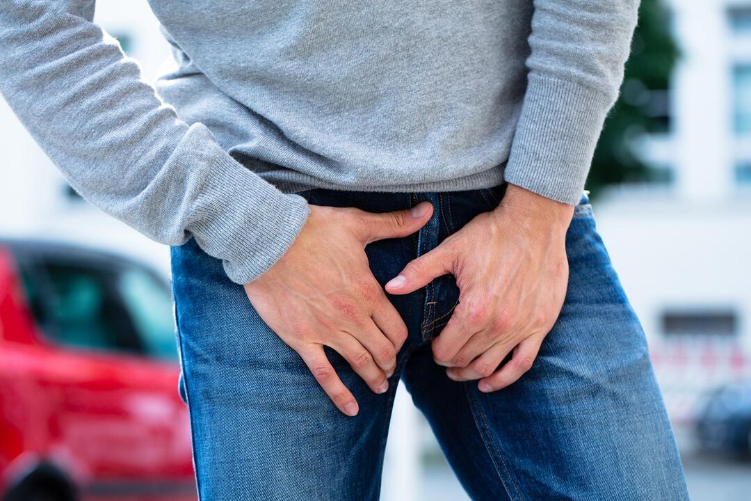 Péng an der Leescht bei engem Mann mat culculous prostatitis
